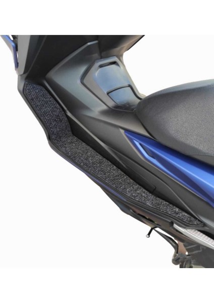 Motosiklet Aksesuar Koruyucu Paspas Arora Max Pro 125CC Uyumlu Siyah Kenar Overlok