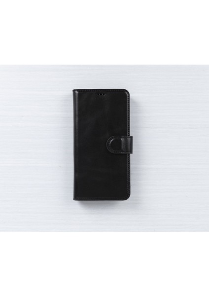 Galaxy S21 Fe Uyumlu Deri Cüzdanlı Kılıf Rst1 Siyah fırsatları