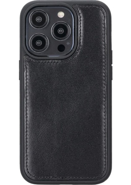 14 Pro Uyumlu Deri Cüzdanlı Kılıf Mwwn Rst1 Siyah modelleri