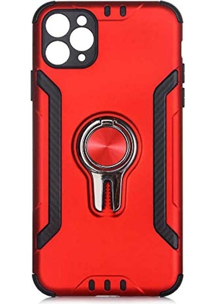 12652 Apple iPhone 11 Pro Max ile Uyumlu Için Kılıf Koko Kapak, Kırmızı