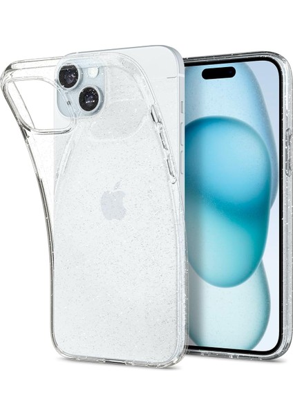 Apple iPhone 15 Plus Kılıf Liquid Crystal Glitter Crystal Quartz - ACS06648