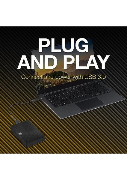 Expansion Portable 4 Tb Harici Sabit Disk, USB 3.0, Mac ve Pc, 2 Yıl Rescue Services (Veri Kurtarma), STKM4000400