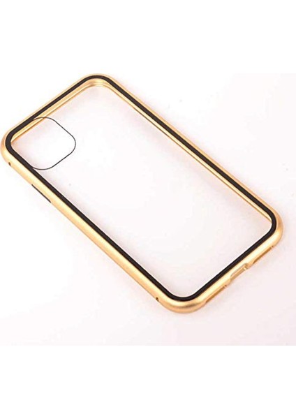 Apple iPhone 11 Pro Max ile Uyumlu Devrim Gold Cep Telefonu Kılıfı