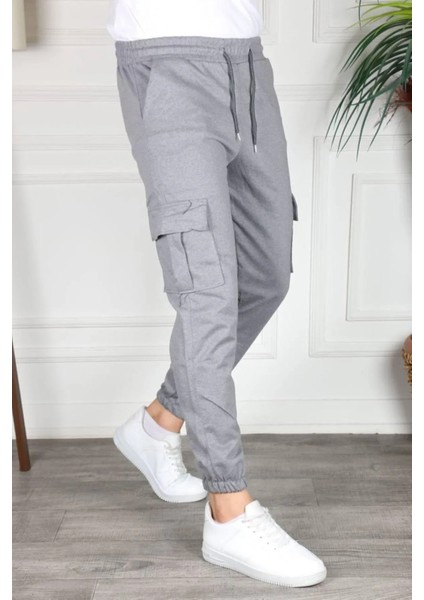 Kargo Cepli Jogger Fit Erkek Eşofman Altı