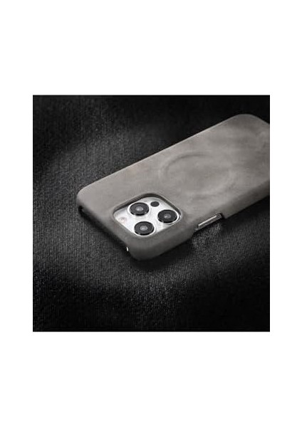 Apple iPhone 14 Pro Için Magsafe ile Uyumlu Kılıf Deri Magsafe Kılıf Yüksek Kaliteli Kablosuz Şarj Destekli Manyetik Köşe Korumalı Darbelere Dayanıklı Kapak