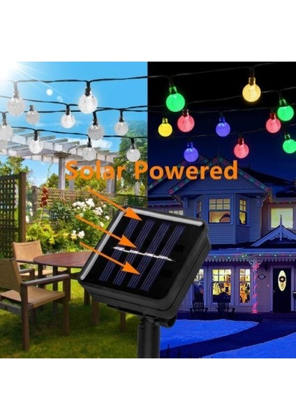 Rgb Solar LED Aydınlatma 7m 50 Adet