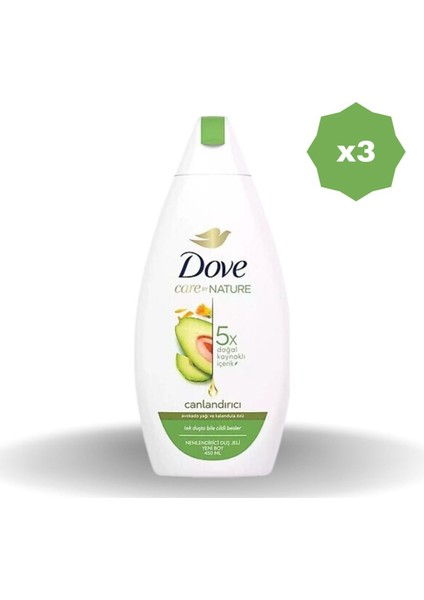 Avakado Shower Duş Jeli 450 ml - (3 Adet)