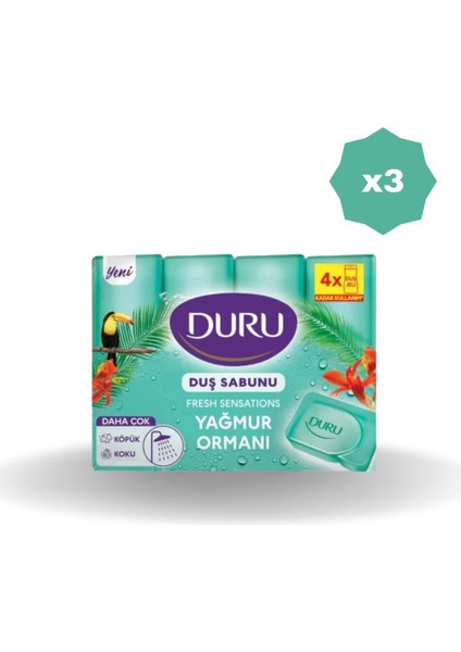 Banyo Yağmur Ormanı Sabun 150 gr - 3 Adet