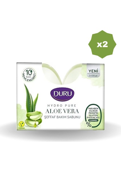 Hydro Pure Kalıp Sabunu Aloevera 270 gr - 2 Adet