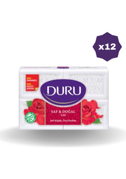 Gül Sabunu 600 gr - 12 Adet