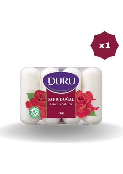 Sabun Saf & Doğal Mutlu 4x70 gr - 1 Adet