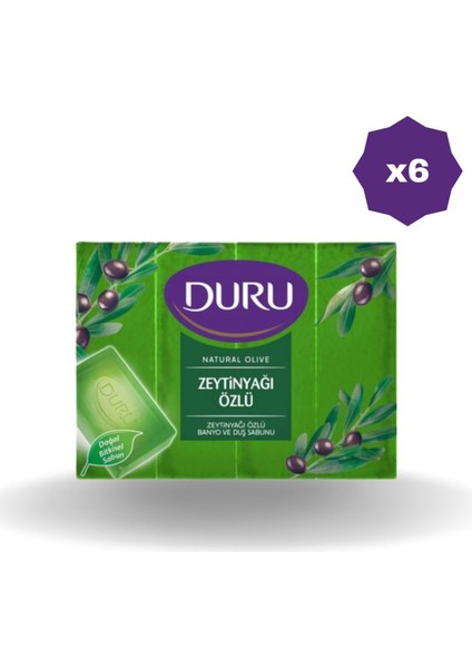 Zeytinyağ Özlü Sabun 600 gr - 6 Adet