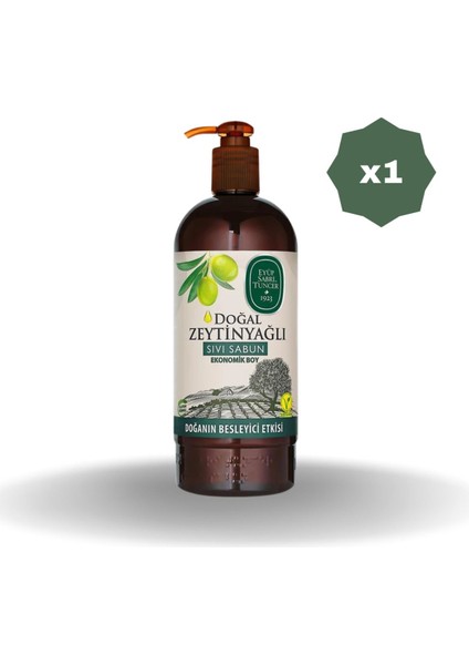 Doğal Zeytinyağlı Sıvı Sabun 750 ml - 1 Adet