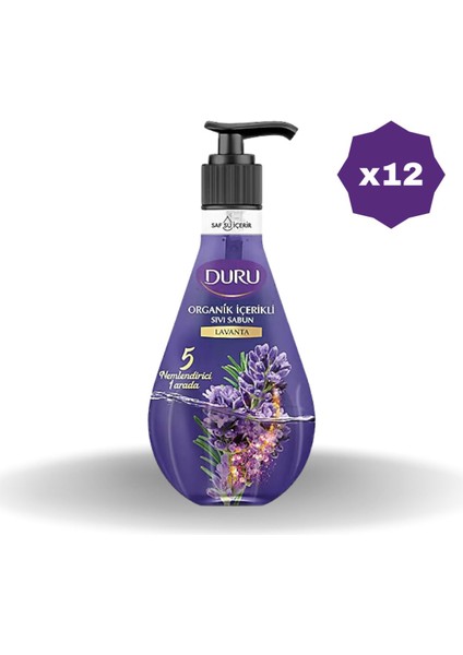 Sıvı Sabun Lavanta 500 ml - 12 Adet