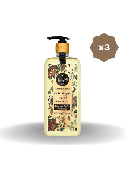 Warm Sugar Duş Jeli 750 ml - (3 Adet)