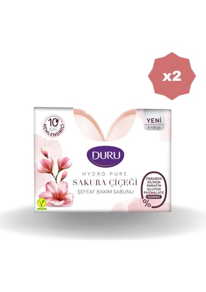 Hydro Pure Özel Ürün Sakura Kalpli 270 gr - 2 Adet