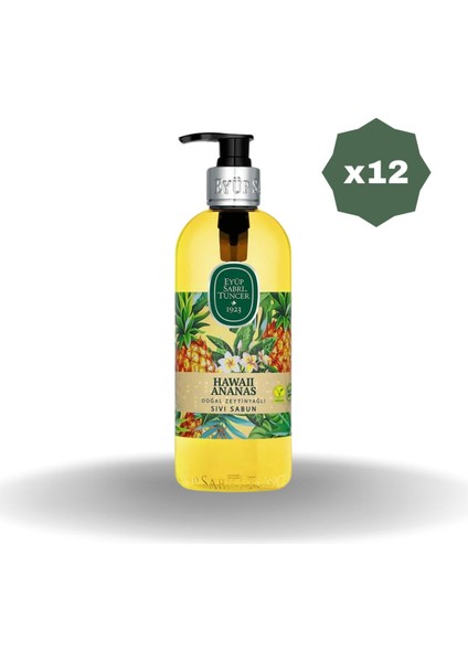 Hawaıı Ananas Sıvı Sabun 500 ml - 12 Adet