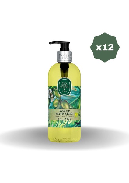Ayvalık Zeytin Sıvı Sabun 500 ml - 12 Adet