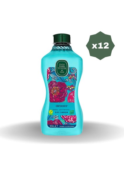 Okyanus Sıvı Sabun 1.5 lt - 12 Adet