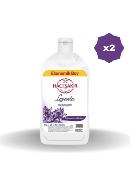 Lavanta Sıvı Sabun 1500 ml - (2 Adet)