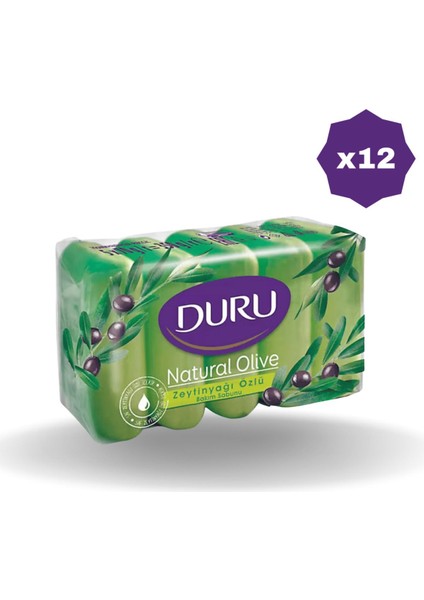 Sabun Natural Güzellik Zeytinyağlı 5X70 gr - (12 Adet)