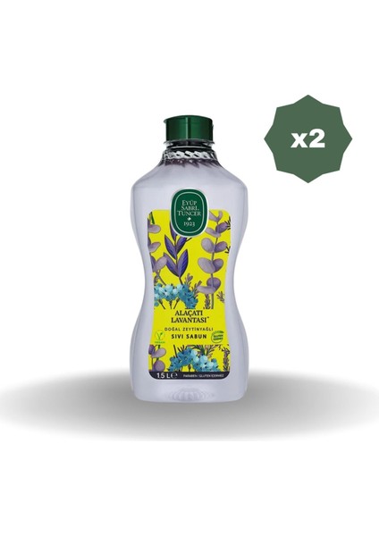 Alaçatı Lavantası Sıvı Sabunu 1.5lt - 2 Adet
