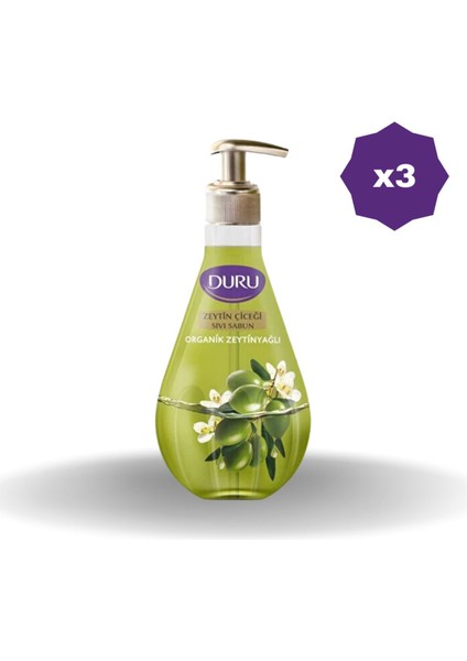 Sıvı Sabun Zeytinyağlı 500 ml - (3 Adet)