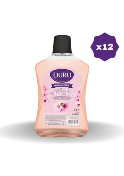 Sıvı Sabun Çiçek Bahçesi 1000 ml - (12 Adet)
