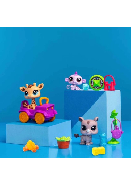 Nessiworld Littlest Pet Shop Minişler Safari Oyun Seti S1