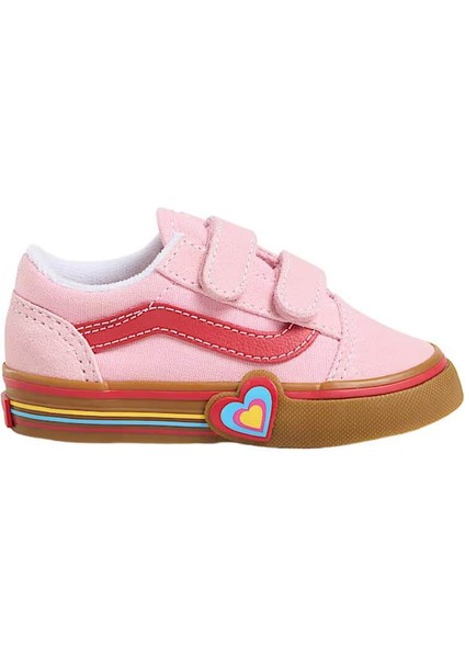 Old Skool V Heart Çocuk Pembe Ayakkabı