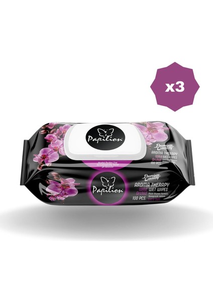 Islak Havlu 100'LÜ Aroma Terapy - (3 Adet)