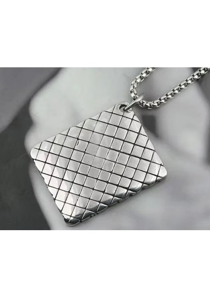 Voyageaccessory Paslanmaz Çelik Poker Kurukafa Kolye -60 cm Zincirli / Maça As Kurukafa Kolye modelleri