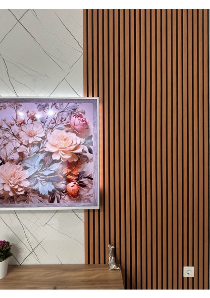 100 cm x 280 cm Mdf Esnek Keçeli Akustik Duvar Kaplama Paneli (2,8m²)