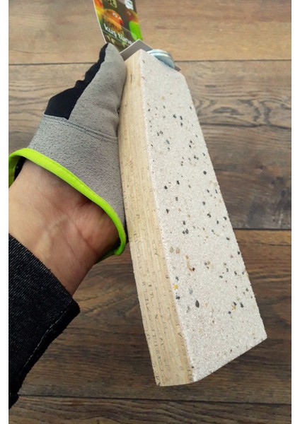 Venty 21.5 cm Pedikür Kumlu Papağan Stant Tüneği - Çift Taraflı | Jako, Amazon, Alex, Kayık, Eklektus, Konur, Sultan - T232 indirimleri