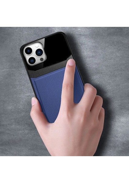 Apple iPhone 13 Pro Max Uyumlu Zebana Lens Pu Deri Kılıf