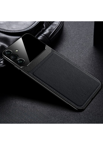 Samsung Galaxy S25 Plus Uyumlu Zebana Lens Pu Deri Kılıf