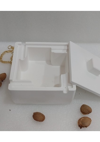 Kare Kapaklı Beton Küllük