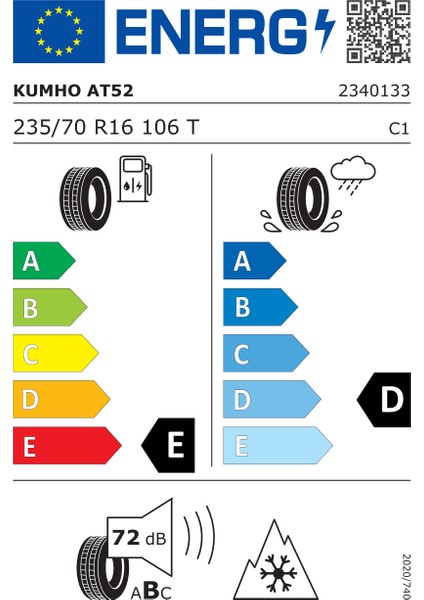 235/70 R16 106t Road Venture A/T 52 Suv Oto 4 Mevsim Lastiği (Üretim Yılı: 2024) fiyatları