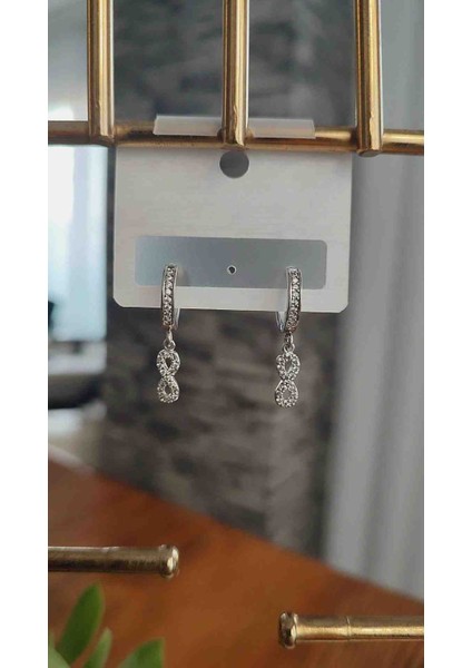 Çelik Zirkon Taşlı Minimalist Küpe Kız Çocukları Için Uygundur indirimleri