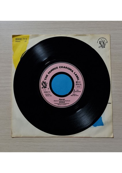- Abacab - Another Record - 1981 - Dönem Baskı Plak - 45LIK - Kırkbeşlik