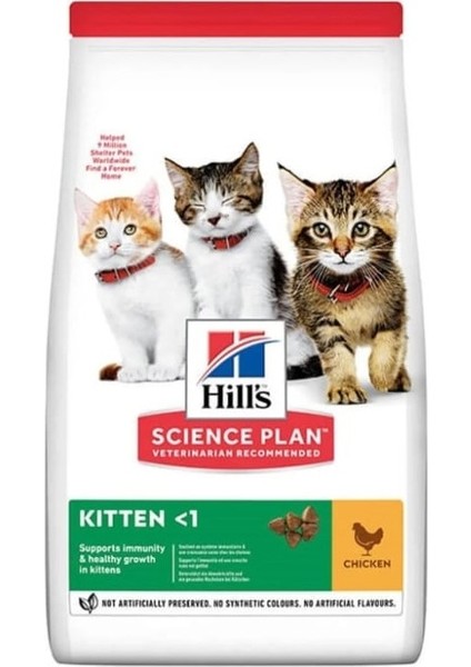 Hill's Tavuklu Yavru Kedi Maması 1,5 kg (Açık)