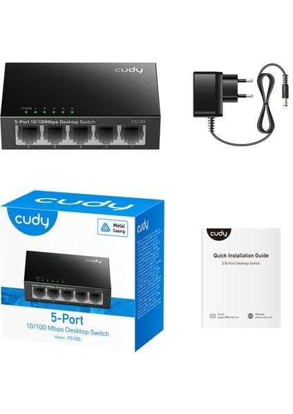 5-Port 10/100 Mbps Metal Switch