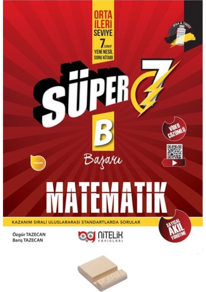 7. Sınıf Beceri Temelli B Serisi Matematik Soru Bankası + Telefon Tutucu