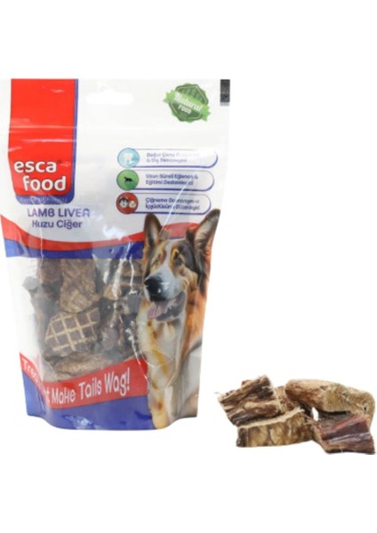 Köpekler İçin Sakatat Ödülü Kuzu Ciğer 100gr