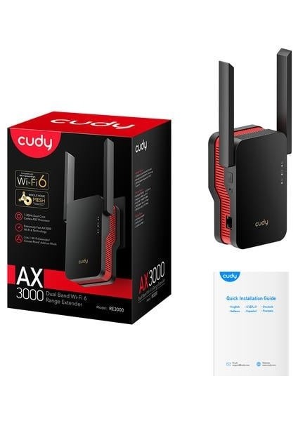 AX3000 Wifi 6 Mesh Repeater