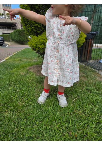 Çiçekli Müslin Elbise fiyatları