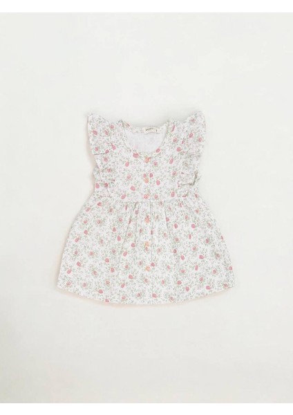 Çiçekli Müslin Elbise modelleri