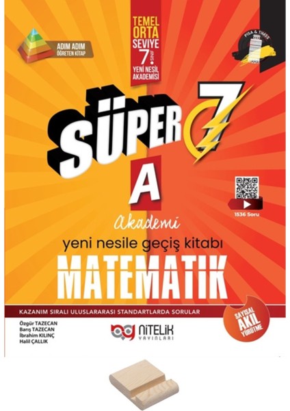 7. Sınıf Yeni Nesile Geçiş A Serisi Matematik Soru Bankası + Telefon Tutucu