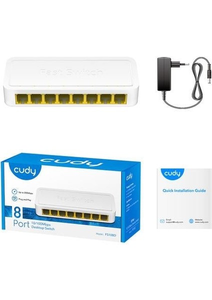 8-Port 10/100 Mbps Metal Switch