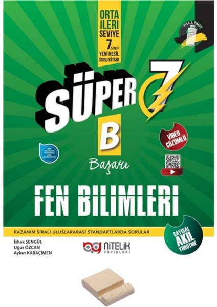 7. Sınıf Beceri Temelli B Serisi Fen Bilimleri Soru Bankası + Telefon Tutucu
